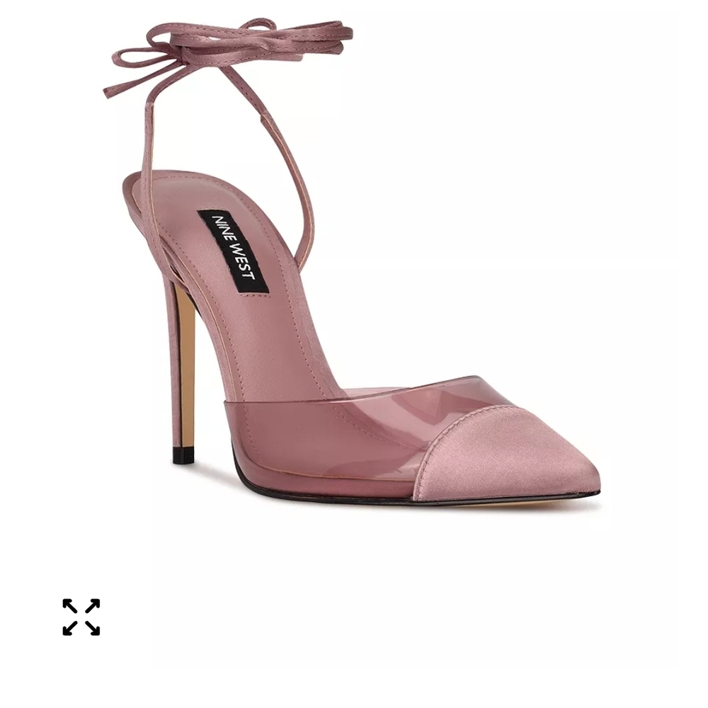 Nine West Mauve Heels with Ankle Strap